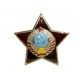 Кокарда на головной убор рядового и младшего начсостава РКМ, образец 1943 года